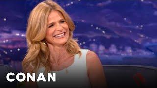 Kyra Sedgwick Reveals How Kevin Bacon Asked Her Out | CONAN on TBS