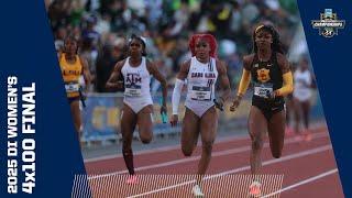 Women's 4x100m final - 2025 NCAA outdoor track and field championships