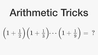 Arithmetic Tricks - solve tedious math problems in no time