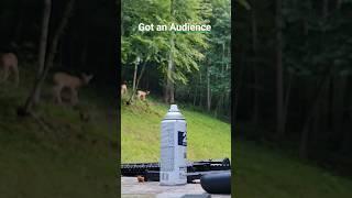 While running some draw and reload drills, an audience came to watch