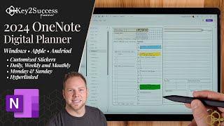 Best 2024 OneNote Digital Planner | Key2Success