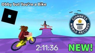 OBBY BUT YOU'RE ON A BIKE SPEEDRUN, QUINTO AL MONDO!!!