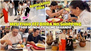 MEU FILHO FEZ BIRRA NO SHOPPING/ PASSEIO NO SHOPPING/ ALMOÇAMOS FORA/ TARDE MARAVILHOSA EM FAMÍLIA