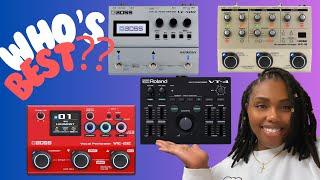 the BEST vocal processor | Roland VT-4 vs Boss VE-8 vs Boss VE-22 vs Boss VE-500