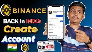 Binance App Back on PlayStore | Binance Back India | Binance Account Create | Create binance Account