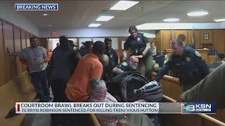 KSN News at 4: Brawl erupts in Sedgwick County Court during murder sentencing