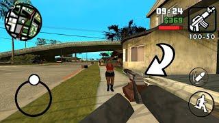 КАК СДЕЛАТЬ ВИД ОТ ПЕРВОГО ЛИЦА В GTA SAN ANDREAS ANDROID ?!