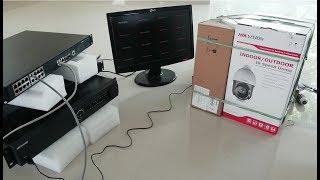 Unboxing Hikvision PTZ IP Camera Installation and Configuration Setup