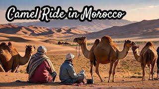 ASMR MOROCCO Travel Diary | Camel Ride in Agafay Desert Experience: Part of the ATLAS Mountains Tour