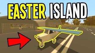 Unturned - Airport and Airplanes! (Easter Island Map - Part 2)