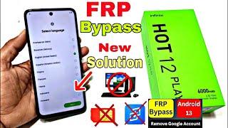 Infinix Hot 12 Play (X6816) Frp Bypass Without PC New Solution Infinix X6816C Google Account Bypass