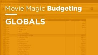 Legacy Movie Magic Budgeting - Globals