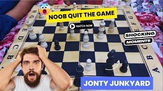 Learn Chess Tactics from the Profesional player noob out  - Jonty Junkyard - Game 1