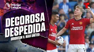 Gol de Rasmus Højlund - Brighton v. Manchester United | Premier League | Telemundo Deportes