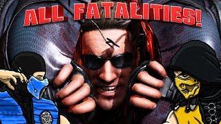 Scorpion & Sub-Zero REACT - MORTAL KOMBAT X - All Fatalities | MKX GAMEPLAY PARODY REACTION!