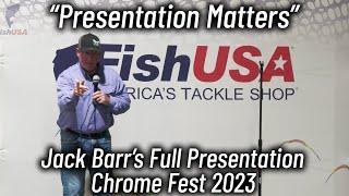 Steelhead Fishing Tips - "Presentation Matters" from Jack Barr at FishUSA's Chrome Fest 2023