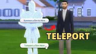 How To Use Sim Teleporter | The Sims 4 Tutorial #33