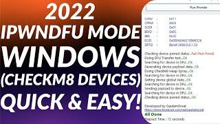 Get Checkm8 Devices to PwnedDFU Mode Windows10/11 | iPwnDFU Windows 10/11 | iPwnDFU iOS 15 | 2022