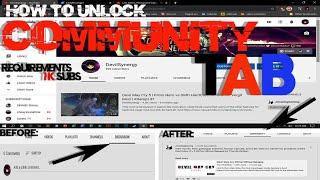 HOW TO UNLOCK COMMUNITY TAB IN YOUTUBE NEW UPDATE | HD 1080p [60 fps]