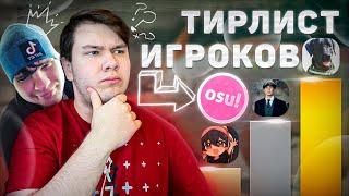 ТИРЛИСТ ЛУЧШИХ ИГРОКОВ ЗА ВСЕ ВРЕМЯ С ТОП 2 В ОСУ (Akolibed)