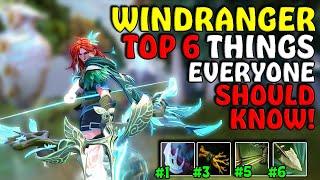 6 Things To Know About WINDRANGER! - 7.34