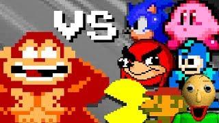 DONKEY KONG vs FAMOUS characters - season 1 (Official series)