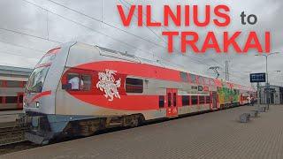 Trip from Vilnius to Trakai Island Castle by Train with Lithuanian  LTG LINK