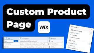 How to Display Additional Product Details on Product Pages in Wix?