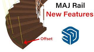 MAJ Rail New Features - Sketchup Plugin - TutorialsUp