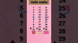 Vedic Math trick|| best trick for addition||addition within 1 second #maths#shorts