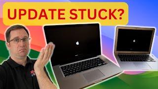 Update of macOS is stuck? Here is a solution!