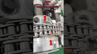 Toyota V6 Engine Timing Chain Installation #shorts