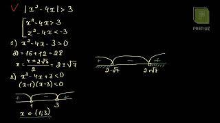 Modulli tengsizliklar   Algebra videokursi