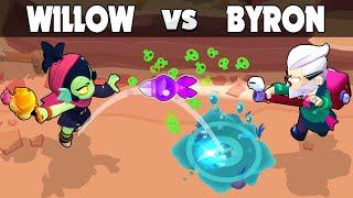  WILLOW vs. BYRON  Brawl Stars