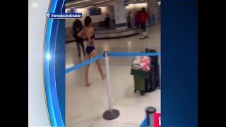 WEB EXTRA: Naked Woman Walks Through Miami International Airport