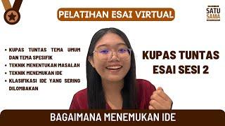 Sesi 2 | Bagaimana Menemukan Ide