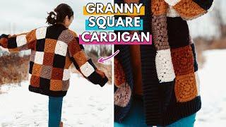 Never Off Cardigan – Granny Square Tutorial