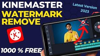 How to remove kinemaster watermark 2023 || kinemaster ka logo kaise hataye 2023