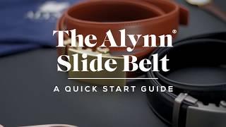 The ALYNN® Slide Belt  - A Quick Start Guide | Ties.com