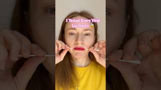 I Tested Every Viral Lip Hacks  #beauty #makeup