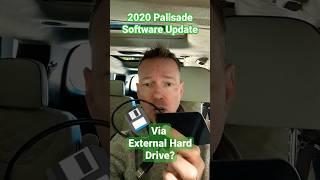 Palisade Update with External Hard Drive?
