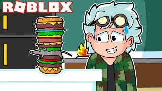 ¡APRENDE A NO HACER HAMBURGUESAS CON KRAO! Roblox