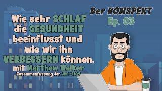 Wie sehr SCHLAF die GESUNDHEIT beeinflusst und wie wir ihn VERBESSERN können. mit Matthew Walker