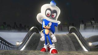 Playable Sonic in Super Mario Odyssey