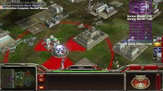 C&C (TM) Generals Zero China Nuke (1 v 7) Hard Army Usa 2023