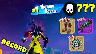 *RECORD* High Elimination Solo Zero Build Win Gameplay (Fortnite Chapter 5 Season 4)