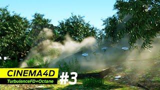 Cinema 4D Tutorial-TurbulenceFD & Octane Render #3