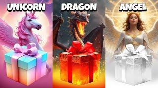 Choose Your Gift!  Unicorn, Dragon or Angel? 