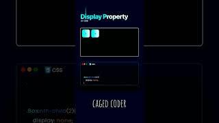 display property in css #webdevelopment #webdesign #html5css3 #webdev #htmlcss #html #css