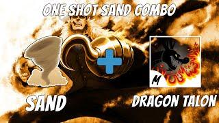 The BEST SAND COMBO In Blox Fruits! (One Shot Combo) *OP*